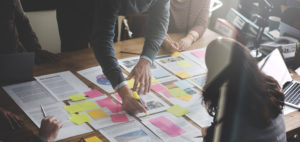 Higher education consultants demonstrate strategic planning exercises