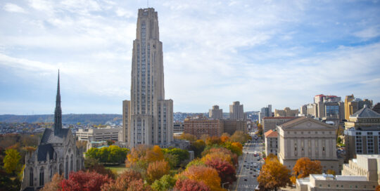University of Pittsburgh aerial view